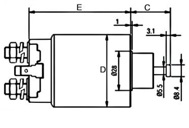 Бендикс стартера E81141 GHIBAUDI