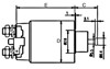 Реле втягує стартера E81301 GHIBAUDI