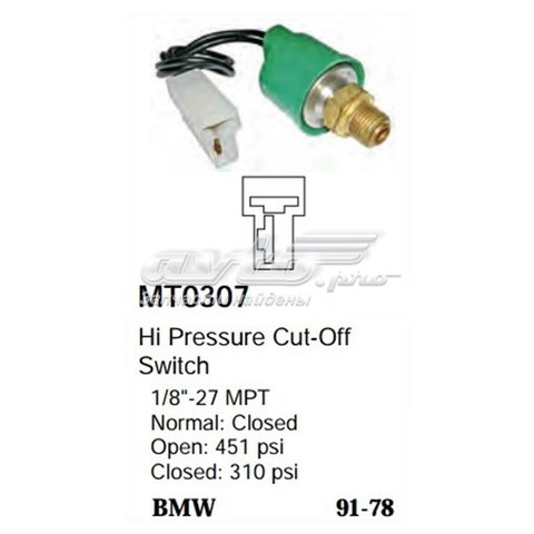 Датчик тиску MT0307 SANTECH
