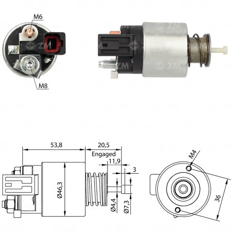 Контактор ZM1261 ZM