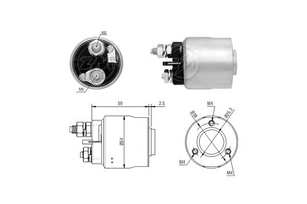 Втягуюче стартера ZM1493 ZM