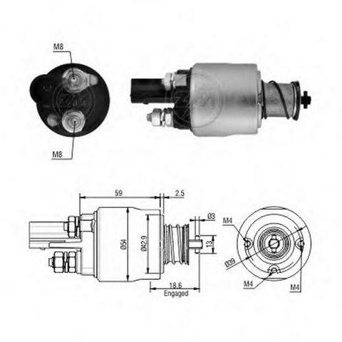 Контактор ZM1498 ZM