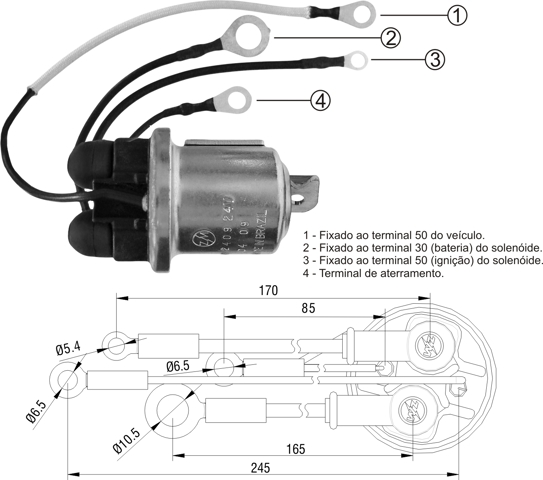 Втягуюче стартера ZM2409 ZM