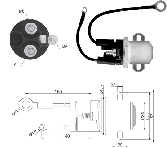 Контактор ZM2428 ZM