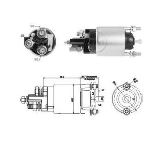 Тягове реле стартера ZM3708 ZM