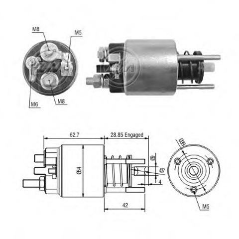 Контактор ZM396 ZM