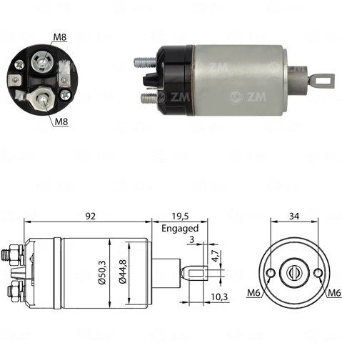 Контактор ZM522 ZM