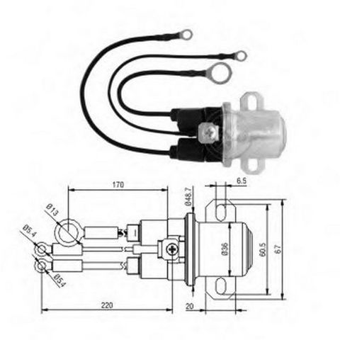 Контактор ZM5407 ZM