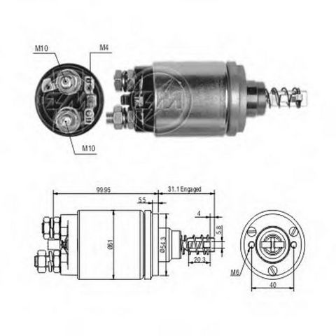 Контактор ZM542 ZM