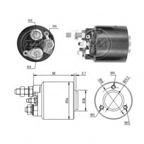 Контактор ZM590 ZM