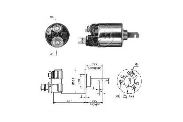 Контактор ZM602 ZM