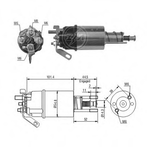 Контактор ZM610 ZM
