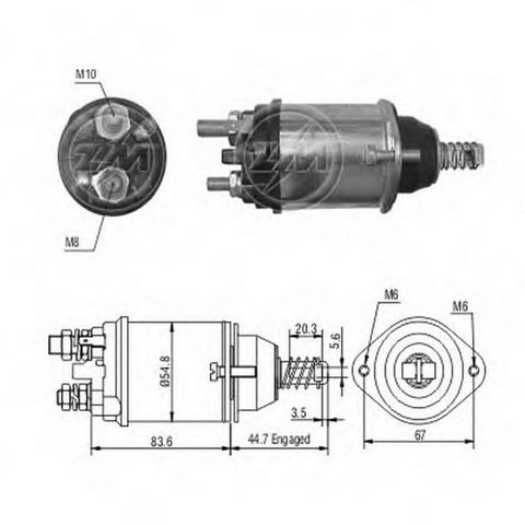 Контактор ZM616 ZM