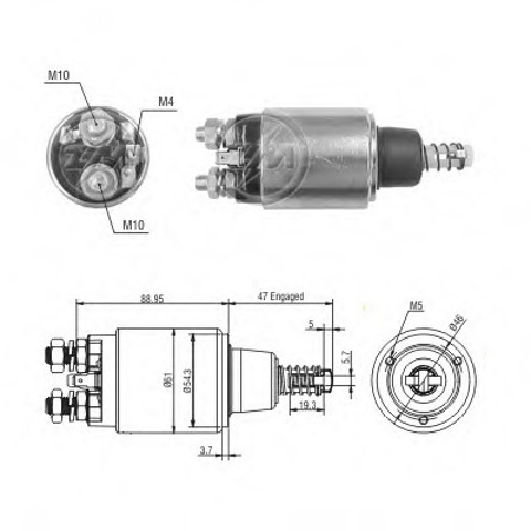 Контактор ZM6640 ZM