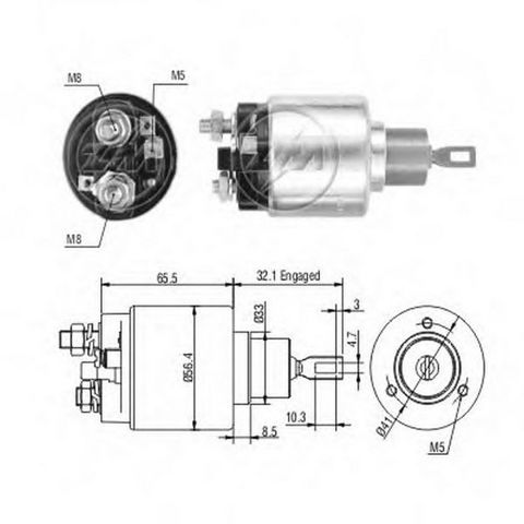 Контактор ZM674 ZM