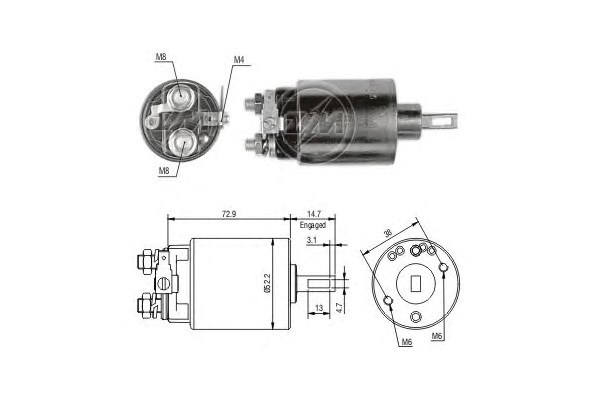 Втягуюче стартера ZM685 ZM