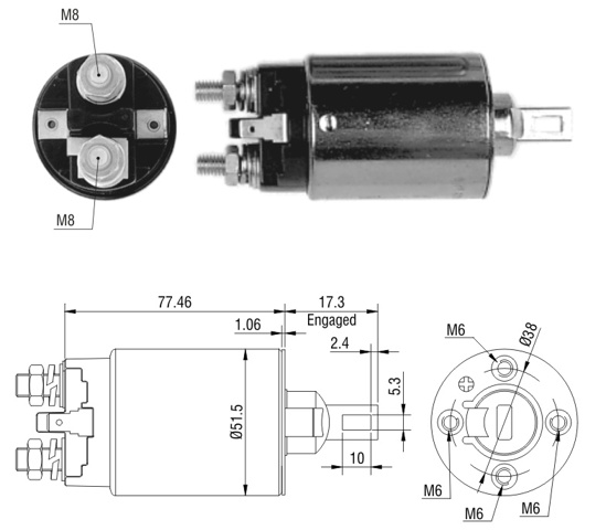 Контактор ZM692 ZM