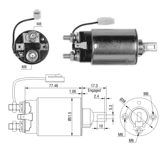 Контактор ZM693 ZM