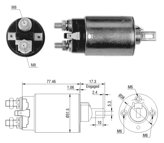 Контактор ZM694 ZM