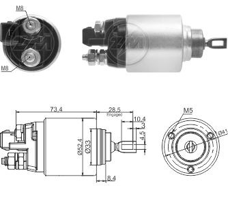 Контактор ZM7381 ZM