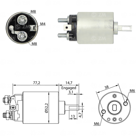 Контактор ZM781 ZM