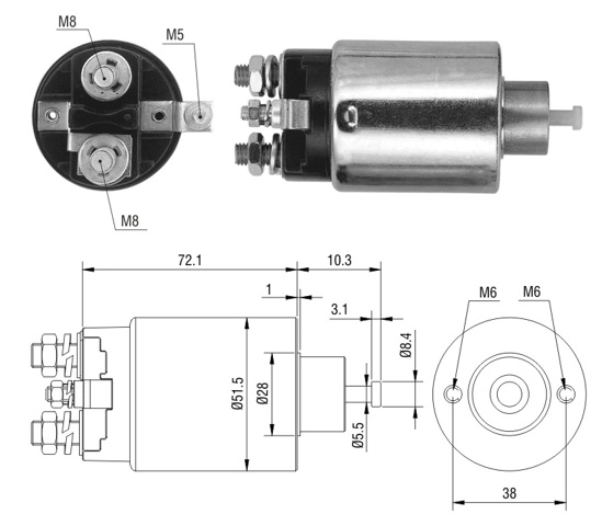 Контактор ZM795 ZM