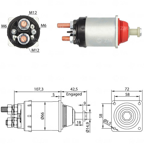 Контактор ZM835 ZM