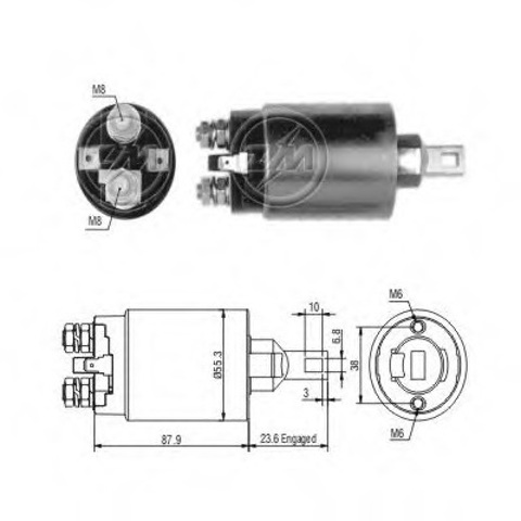 Контактор ZM891 ZM