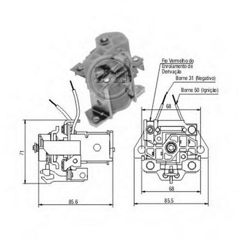 Втягуюче стартера ZM903 ZM