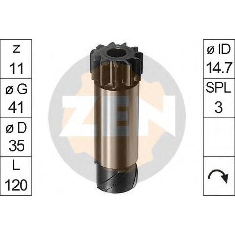 Бендикс стартера ZN0036 ZEN