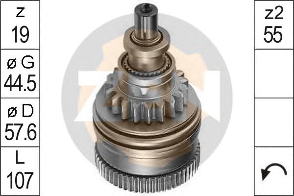 Бендикс стартера ZN0749 ZEN