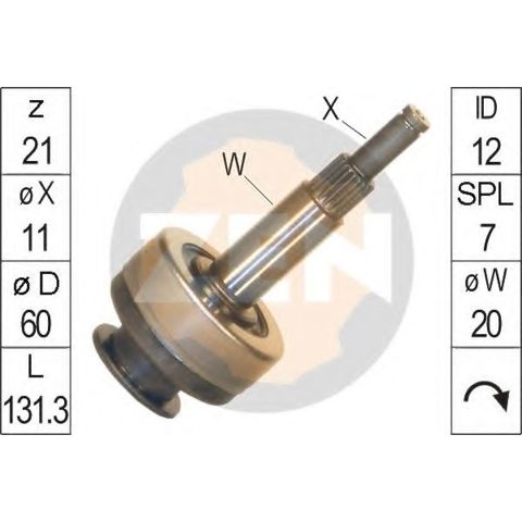 Редуктор стартера ZN1679 ZEN