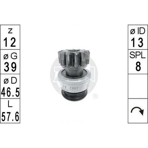 Стартер ZN1807 ZEN