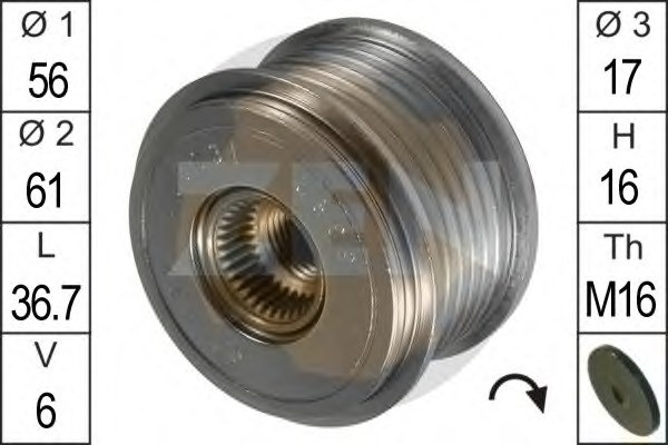Муфта генератора ZN5392 ZEN