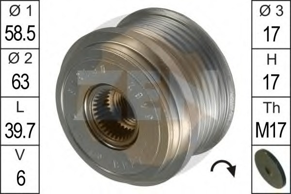 Муфта генератора ZN5462 ZEN