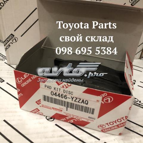 Задні дискові колодки 04466YZZAQ TOYOTA