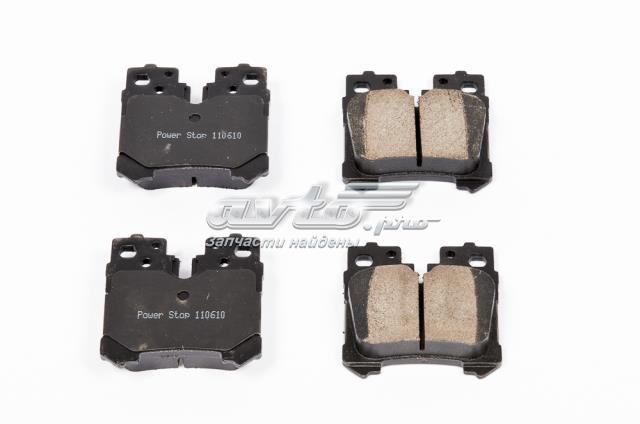 Задні колодки 161283 POWER STOP