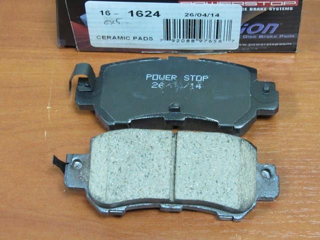 Колодки гальмівні задні, дискові 161624 POWER STOP
