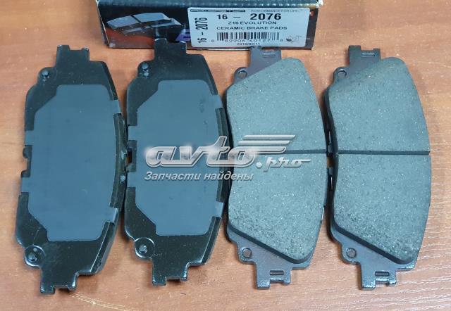 Колодки гальмівні передні, дискові 162076 POWER STOP