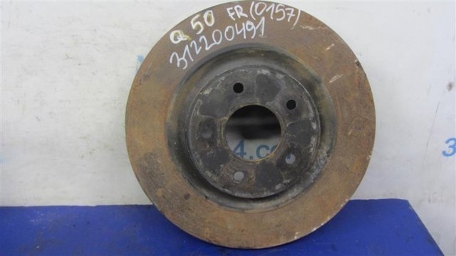 Диск переднього гальма 40206JL00B NISSAN