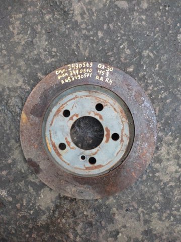 Диск гальмівний задній 432065DA0A NISSAN