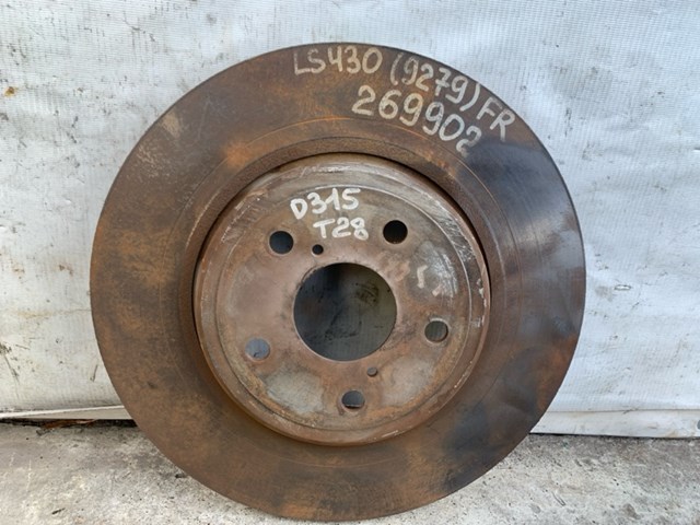 Гальмо дискове переднє 4351250160 TOYOTA