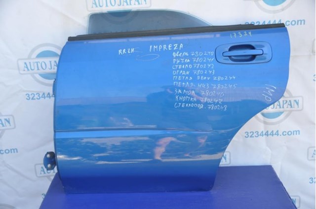 Двері задні, ліві Subaru Impreza 2