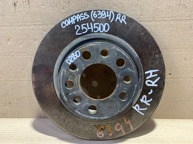 Тормозной диск задний jeep compass 17-21 68254088AB