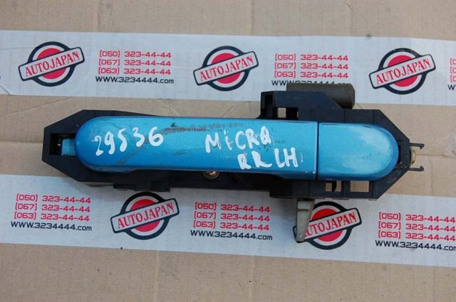 Ручка передніх дверей, зовнішня 80640AX62B NISSAN