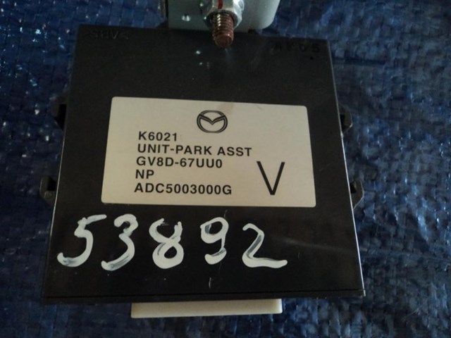 Модуль (блок ЕБУ) управління парктроніком GV8D67UU0 MAZDA