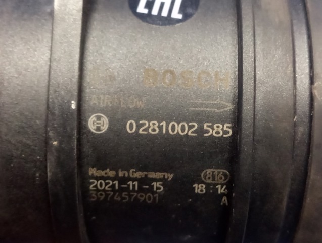 Повітромір 0281002585 MERCEDES