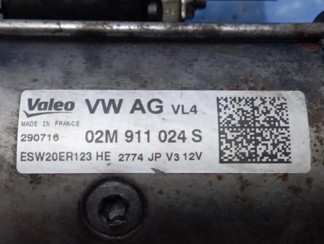 Стартер 02M911024S VAG