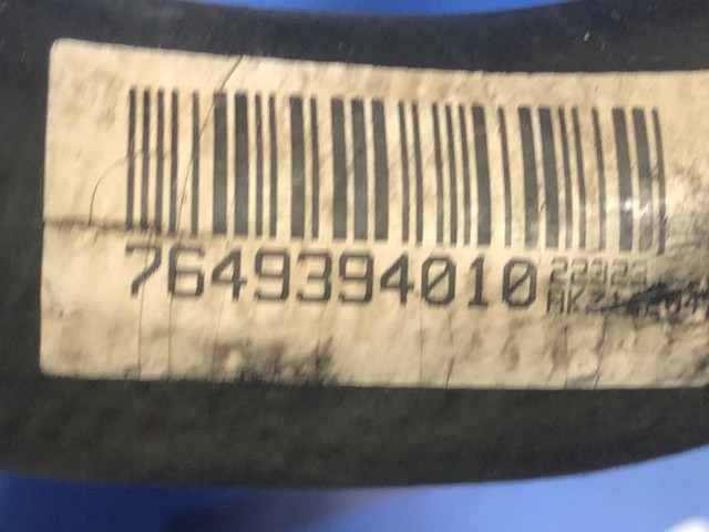 Патрубок системи охолодження 11537649394 BMW