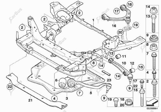 Передня балка 31116779357 BMW